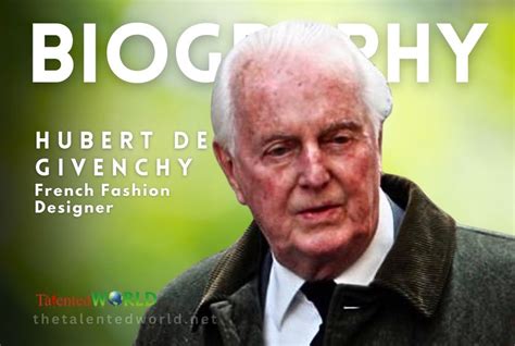 heritage hubert de givenchy|hubert de givenchy personal life.